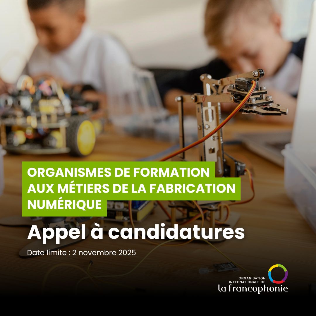 Appel à candidatures – Formations en fabrication numérique